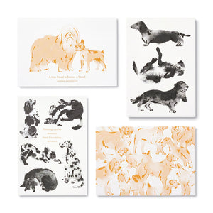 DOG THEMED NOTE CARDS APPRECIATION & FRIENDSHIP