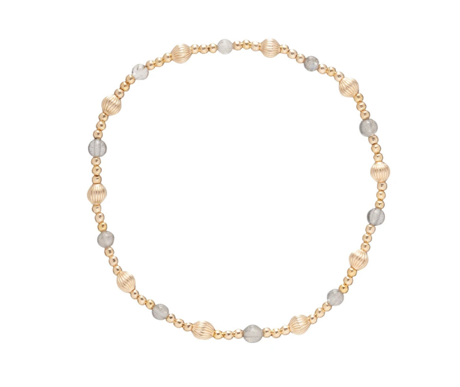 eNewton | Gemstone Dignity Sincerity Pattern 4mm Bead Bracelets