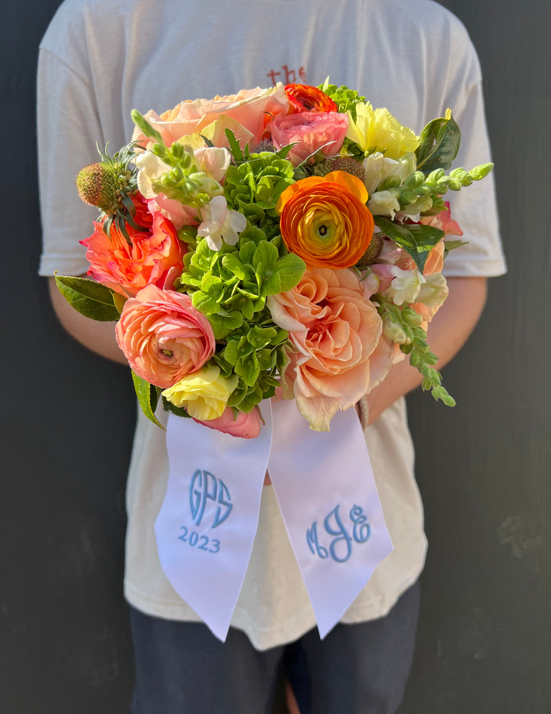 Bouquet Ribbon Monogram : Kingsport, TN Florist : Same Day Flower Delivery  for any occasion