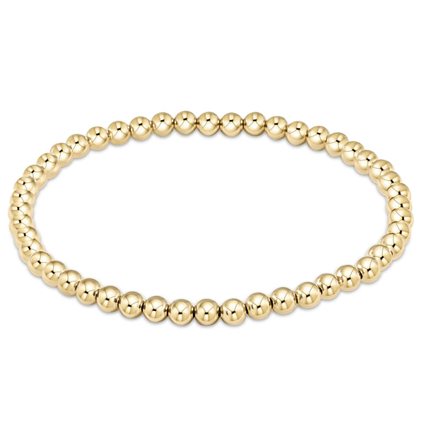 Classic Gold 4mm Bead Bracelet main image 1