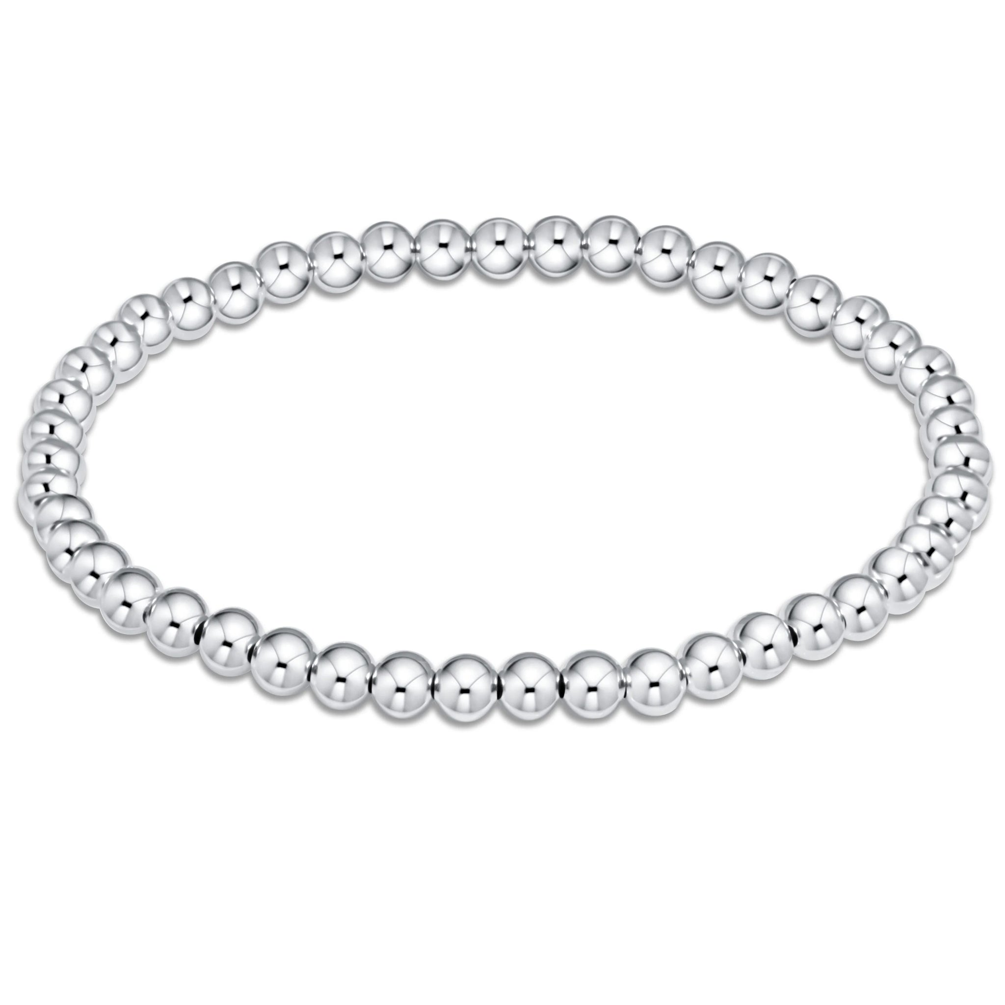 eNewton | Classic Sterling 4mm Bead Bracelet