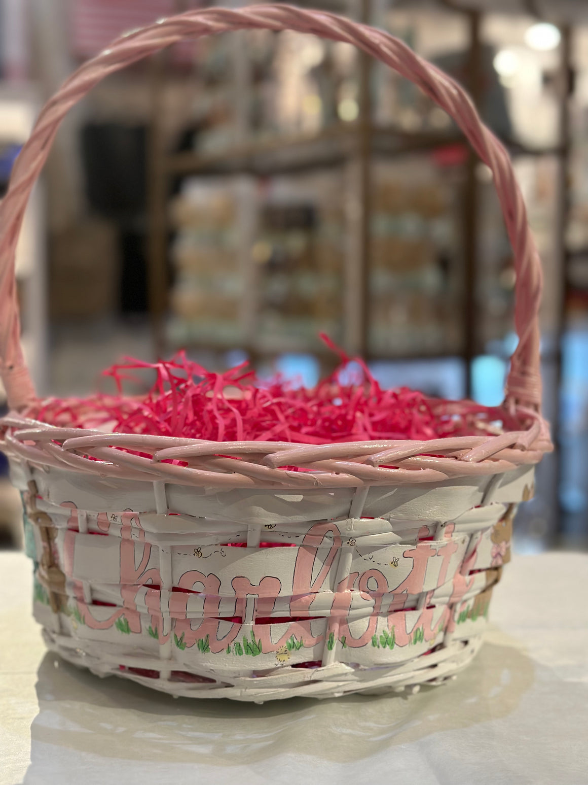 HAND-PAINTED EASTER BASKETS