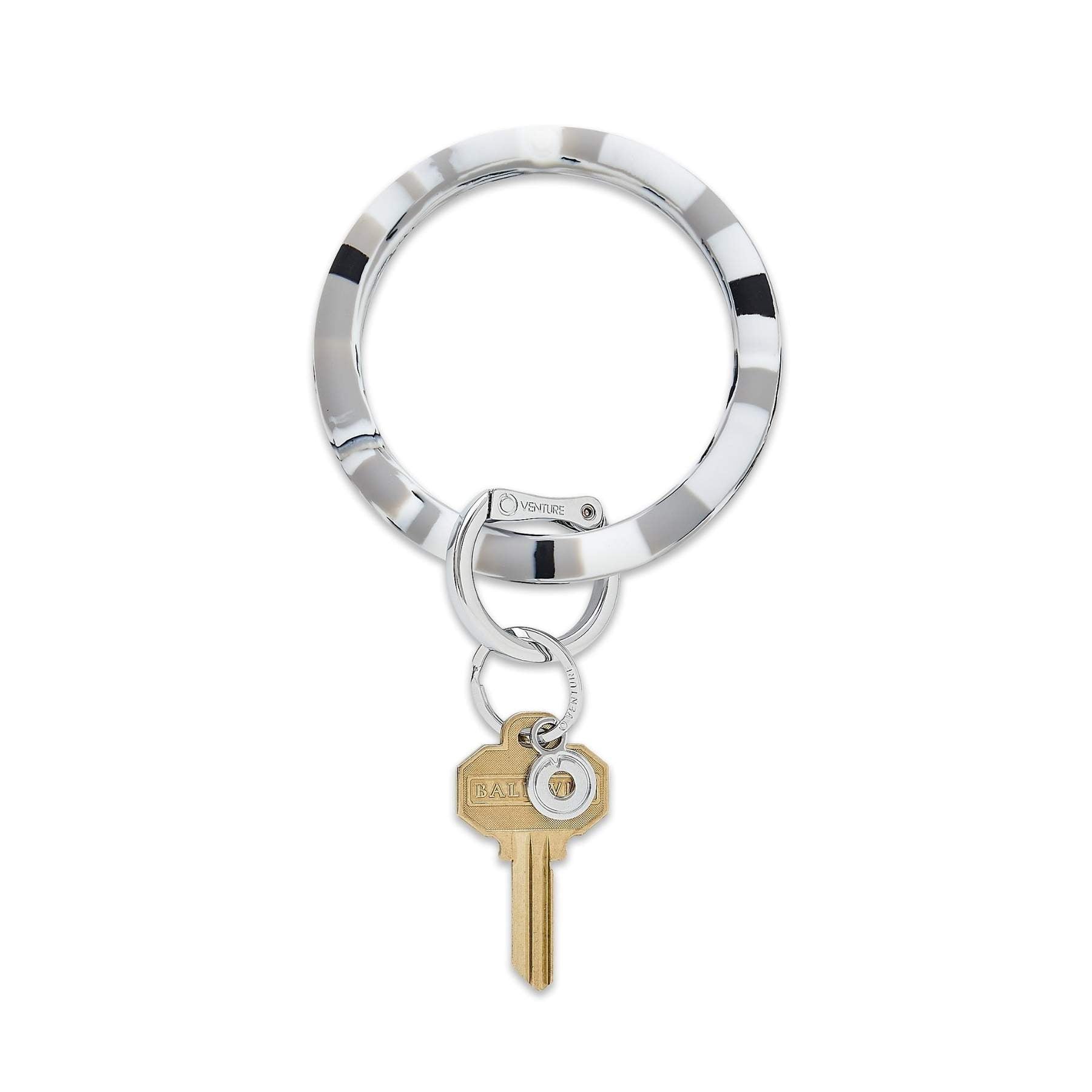 Oventure Silicone Big O Key Ring in Rose Gold Marble - Her Hide Out