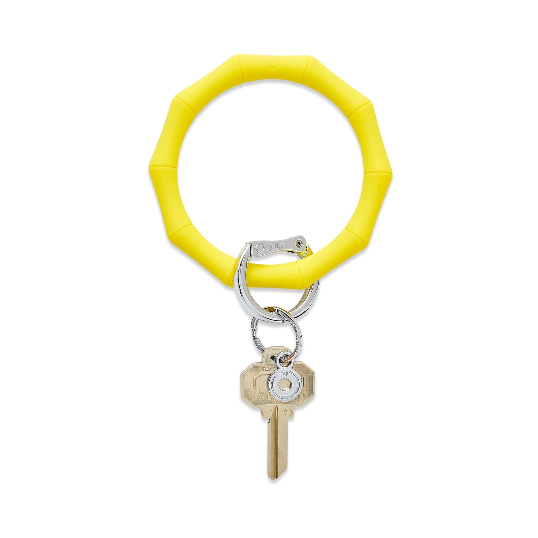 Custom Circle Silicone O Keychain For Women Wholesale Key Ring