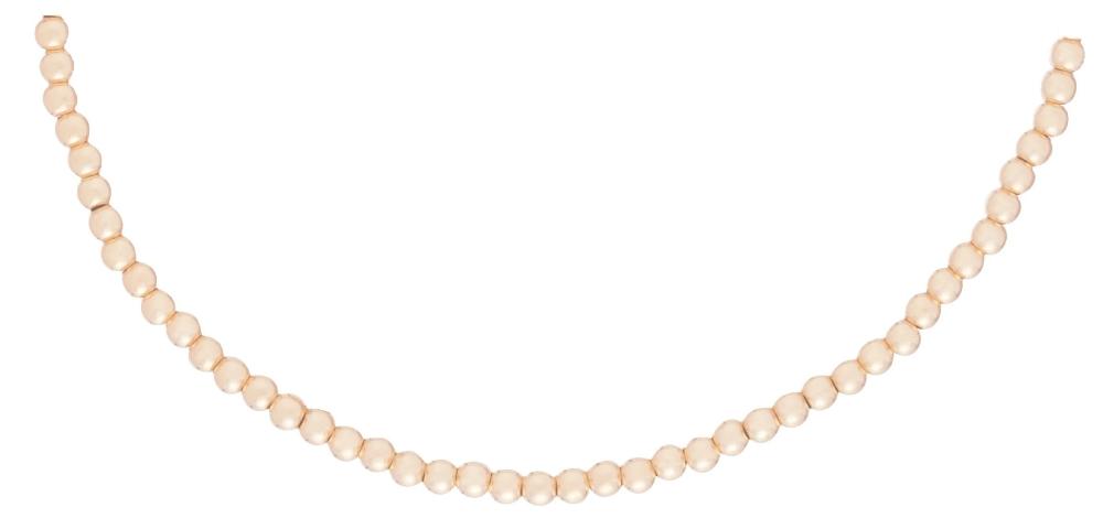 17" Choker Classic 2mm Bead Necklace