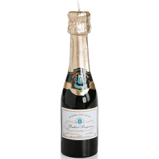 Mini Champagne Bottle Candle