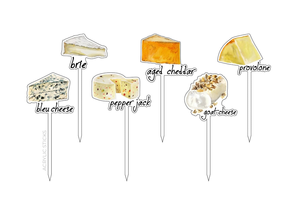 Say Cheese Fromage Acrylic Sticks