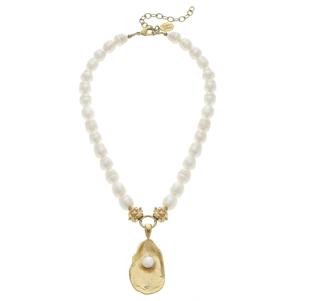 Susan Shaw | Pearl Oyster Necklace