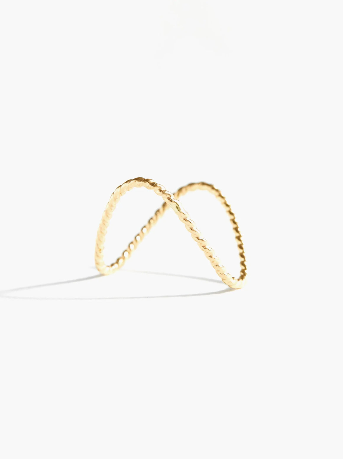 ABLE | Twisted Double V Ring