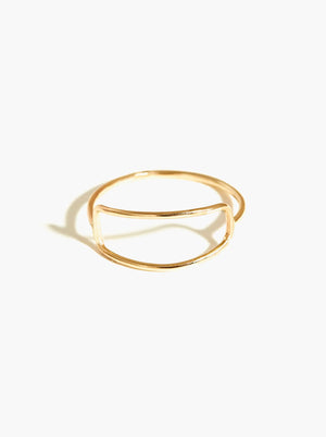 ABLE Open Rectangle Ring