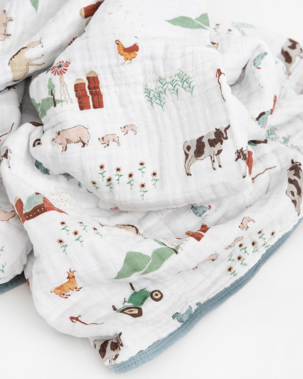 Little Unicorn | Cotton Muslin Original Quilt - Farmyard